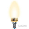 Светодиодная лампа-свеча LED 5Вт=40Вт для хрустальной люстры серия Crystal (LED-C37P-5W ALC02GD)