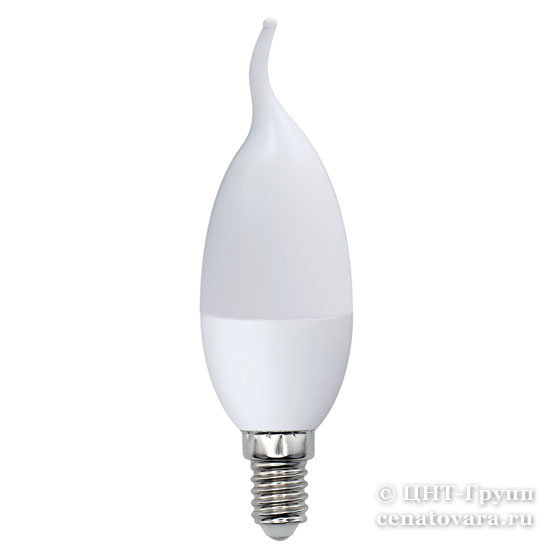 Светодиодная лампа-свеча для дома LED 6Вт=40Вт (LED-СW37-6W/E14/FR/optim)