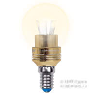 Светодиодная лампа-глоба LED 5Вт=40Вт для хрустальной люстры серия Crystal (LED-G45P-5W ALC02GD)