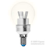 Светодиодная лампа-глоба LED 5Вт=40Вт для хрустальной люстры серия Crystal (LED-G45P-5W ALC02GD)