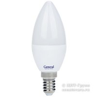 Лампа светодиодная 8Вт свеча матовая (GO-CF-8-230)