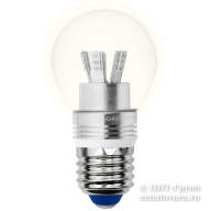 Светодиодная лампа-глоба LED 5Вт=40Вт для хрустальной люстры серия Crystal (LED-G45P-5W/Е27 ALC02GD)