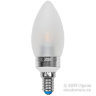 Светодиодная диммируемая лампа-свеча LED 5Вт=40Вт для хрустальной люстры серия Crystal Dim (LED-C37P-5W/DIM ALC03SL)