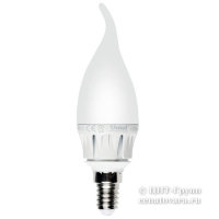Светодиодная лампа-свеча LED серия Merli 6Вт=60Вт (LED-CW37-6W/FR ALM01WH)