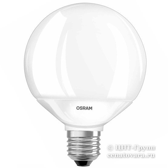 SCL G95 60 9W/827 (=60W) 220-240V 827 E27 806lm D95x149 15000h OSRAM LED-лампа светодиодная 4052899937857