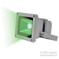 Прожектор цветной светильник зеленый 50Вт цветная подсветка архитектурного освещения (ULF-S01-50W-IP65-Green)