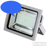 Прожектор цветной светильник синий 10Вт цветная подсветка архитектурного освещения (ULF-S04-10W-IP65-Blue)