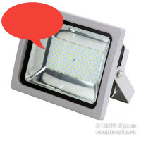 Прожектор цветной светильник красный 10Вт цветная подсветка архитектурного освещения (ULF-S04-10W-IP65-Red)