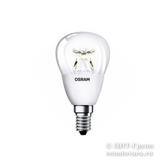 PCLP40DIM 6W/827 220-240VFR E14 470lm 220-240V 43x89 - лампа OSRAM филамент светодиодная 4052899961999