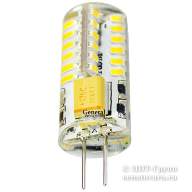 Лампа G4 светодиодная 5Вт 12V пластик прозрачный (GLDEN-G4-5-Р-12)