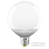 Лампа светодиодная 8Вт шар G95 матовый филамент (GLDEN-G95S-M-8-230)