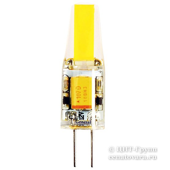 Лампа G4 светодиодная 3Вт 12V силикон СОВ (GLDEN-G4-3-С-12)