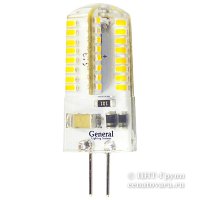 Лампа G4 светодиодная 3Вт 220V силикон (GLDEN-G4-3-S-220)