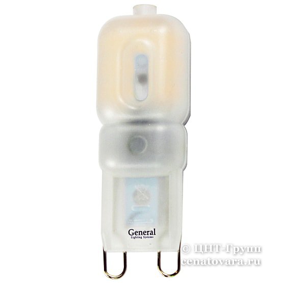 Лампа G9 светодиодная 4Вт 220V пластик матовый (GLDEN-G9-4-M-220)
