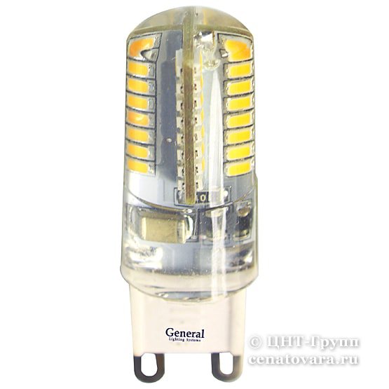 Лампа G9 светодиодная 5Вт 220V силикон (GLDEN-G9-5-S-220)