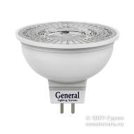 Лампа MR16 GU5.3 светодиодная 7Вт 220V диффузор (GLDEN-MR16-7-230-GU5.3)