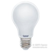 Лампа светодиодная 10Вт груша A60 матовый филамент (GLDEN-A60S-M-10-230)