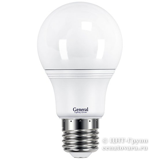 Лампа светодиодная 9Вт груша WA60 матовая (GLDEN-WA60-9-230-E27)