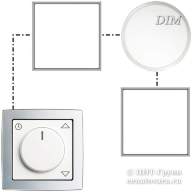 Управляемые DIM светильники (на заказ) диммируемые в группе светодиодные (CDS-xx-DIM-Group)