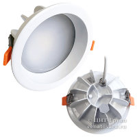 Светильник downlight (даунлайт) светодиодный led 18Вт (ДВО-07-18-50-Д) 