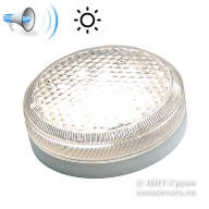 Светильник ЖКХ светодиодный IP56 антивандальный 3Вт с датчиком (опция) LED (Luch-12-24-3W-150-sensor-IP56)