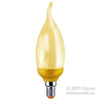 Лампа энергосберегающая 12Вт=60Вт корпусная (ESL-C21-W12) золото