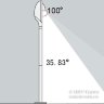 Светильник светодиодный уличный столбик 9Вт IP54 (EGGO-6161-880-9W-IP54)