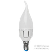 Светодиодная диммируемая лампа-свеча LED 6Вт=60Вт серия Palazzo Dim (LED-CW37-6W/FR/DIM ALP01WH)