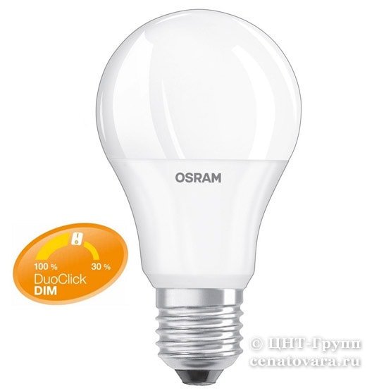 SSTCLA602XDI 8,5W/827 230V E27 1клик-100% / 2клик-40% BLI1- LED лампа OSRAM светодиодная 4052899960329